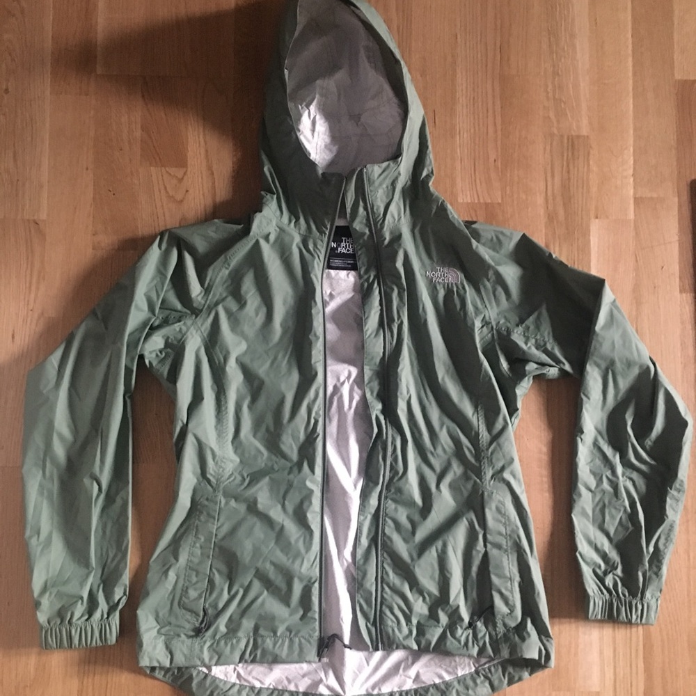The North Face Green Rain Jacket
